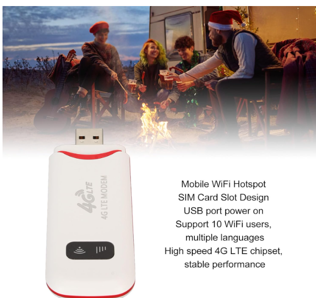 Portable WiFi Hotspot, 4G LTE USB Mobile Router